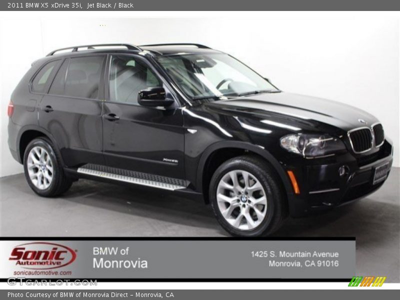 Jet Black / Black 2011 BMW X5 xDrive 35i