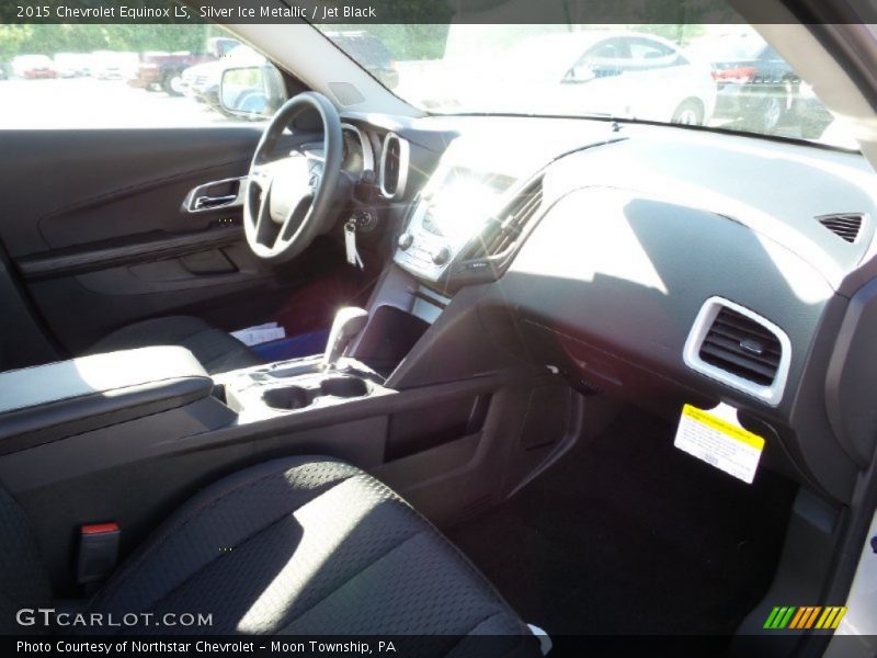 Silver Ice Metallic / Jet Black 2015 Chevrolet Equinox LS