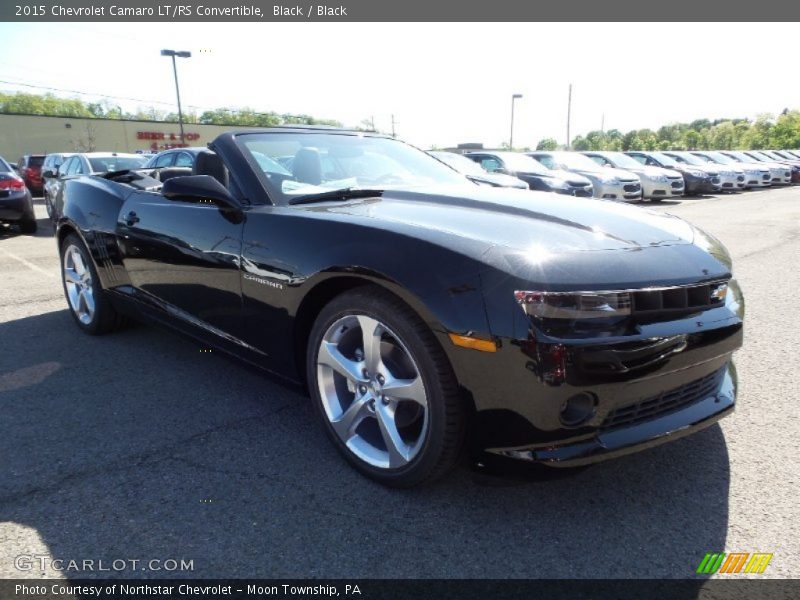 Black / Black 2015 Chevrolet Camaro LT/RS Convertible