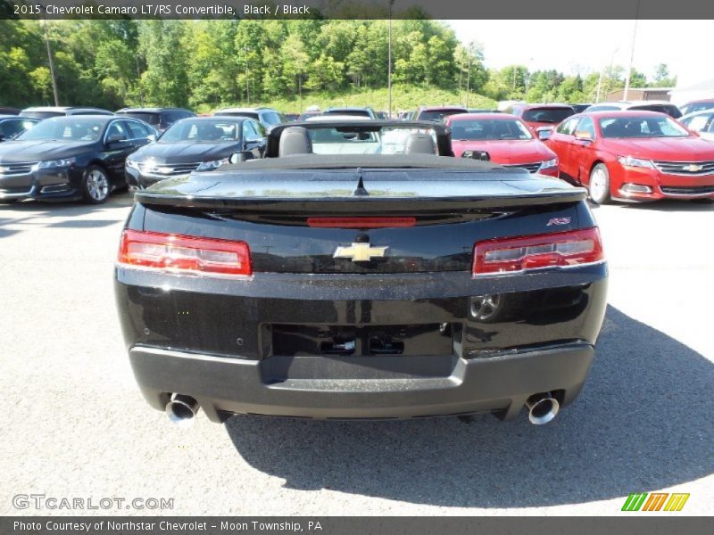 Black / Black 2015 Chevrolet Camaro LT/RS Convertible