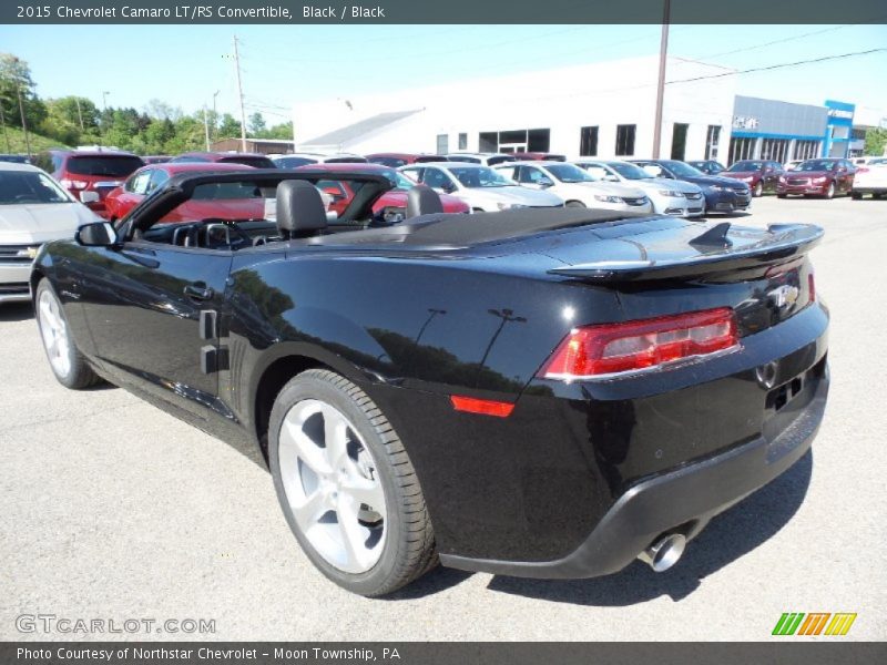Black / Black 2015 Chevrolet Camaro LT/RS Convertible
