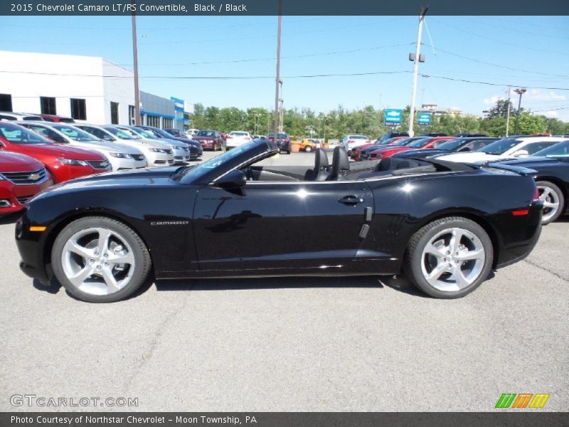 Black / Black 2015 Chevrolet Camaro LT/RS Convertible