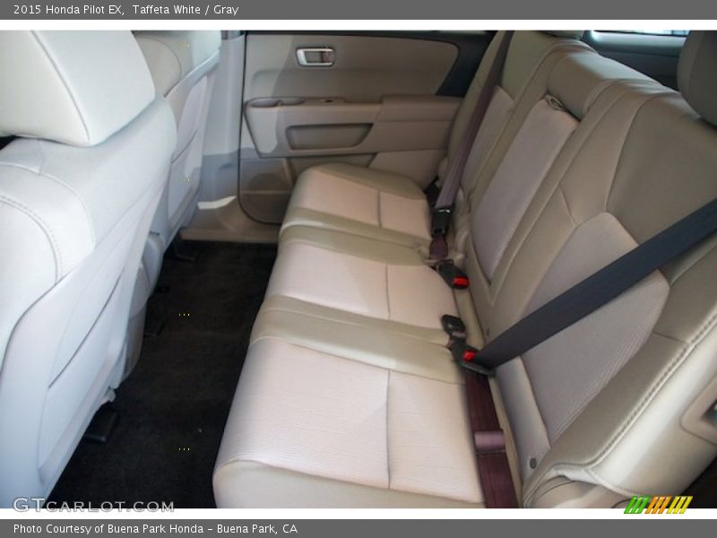 Taffeta White / Gray 2015 Honda Pilot EX