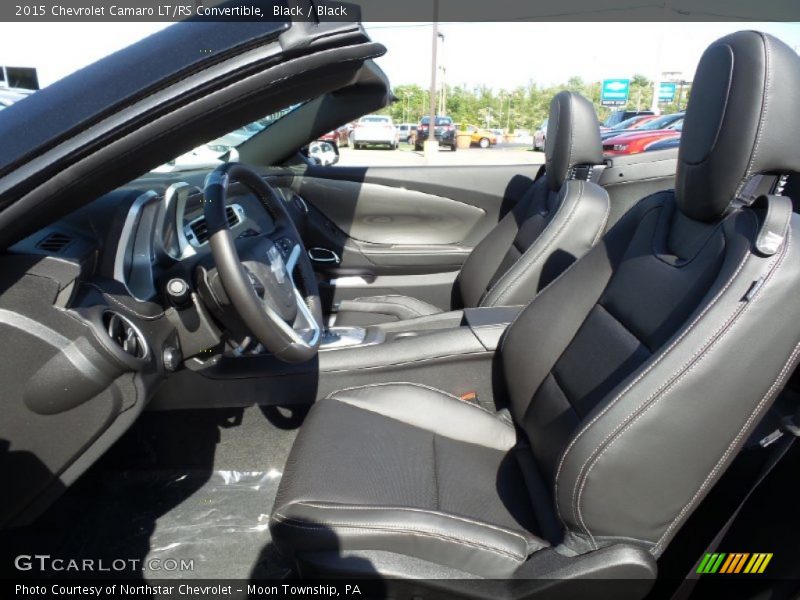 Black / Black 2015 Chevrolet Camaro LT/RS Convertible