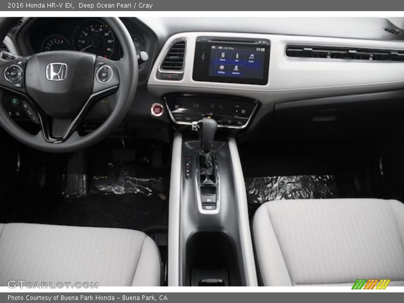 Deep Ocean Pearl / Gray 2016 Honda HR-V EX