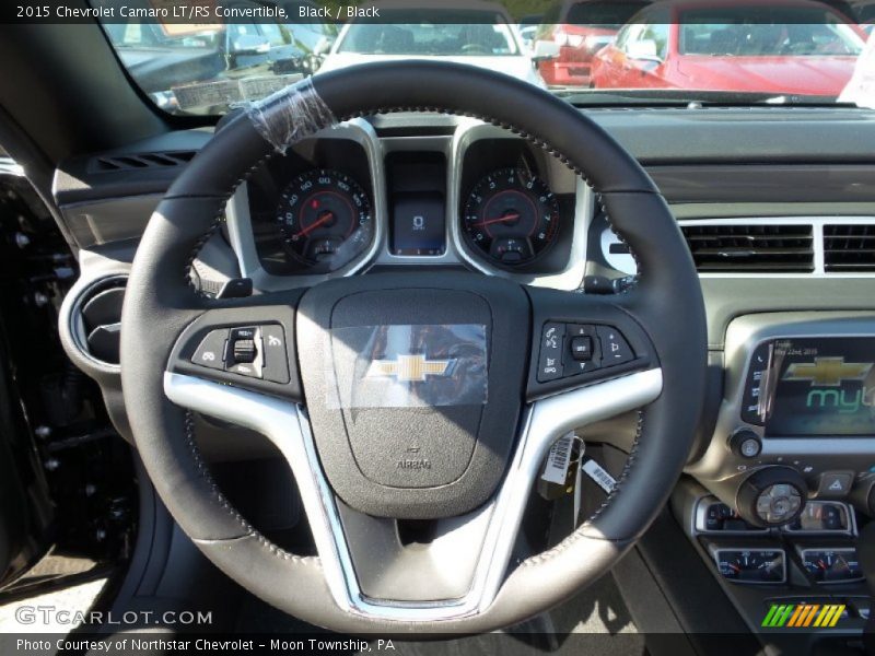 Black / Black 2015 Chevrolet Camaro LT/RS Convertible