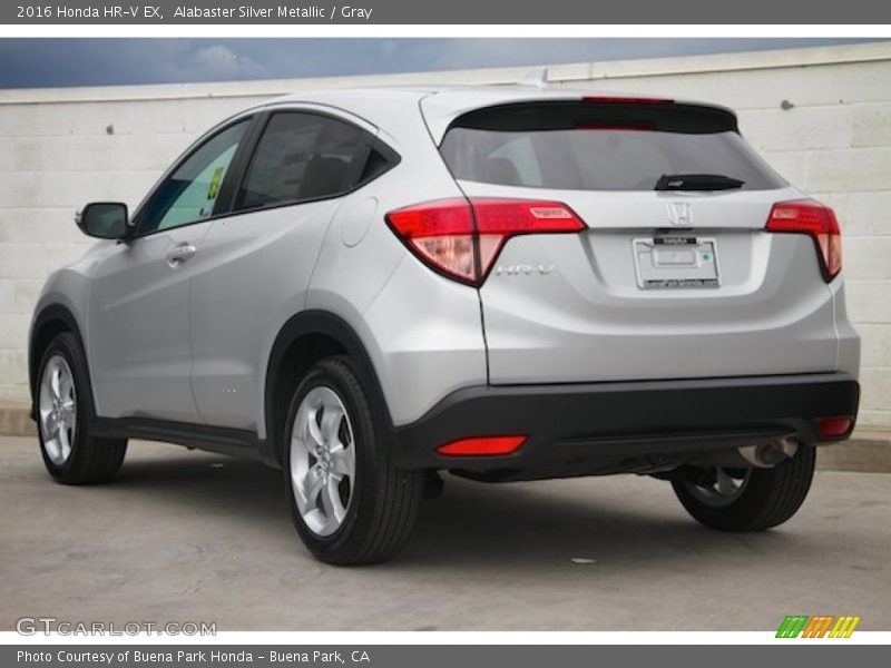 Alabaster Silver Metallic / Gray 2016 Honda HR-V EX