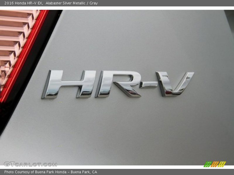Alabaster Silver Metallic / Gray 2016 Honda HR-V EX