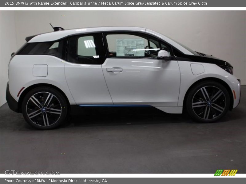  2015 i3 with Range Extender Capparis White