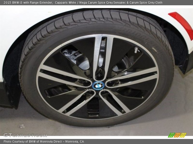 Capparis White / Mega Carum Spice Grey Sensatec & Carum Spice Grey Cloth 2015 BMW i3 with Range Extender