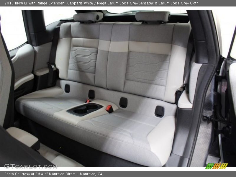 Rear Seat of 2015 i3 with Range Extender
