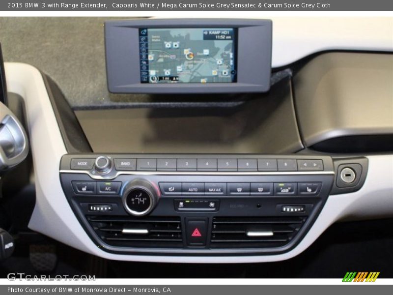 Controls of 2015 i3 with Range Extender
