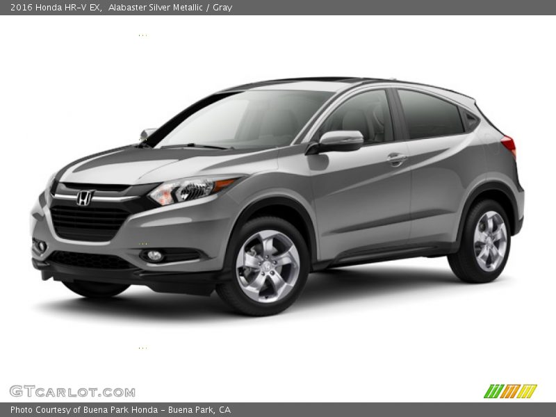 Alabaster Silver Metallic / Gray 2016 Honda HR-V EX