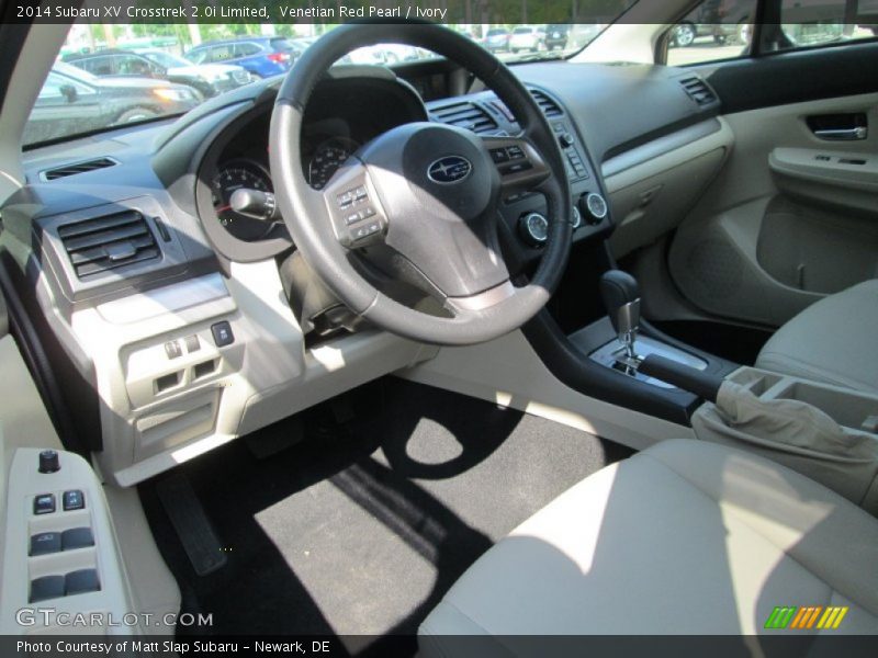 Venetian Red Pearl / Ivory 2014 Subaru XV Crosstrek 2.0i Limited
