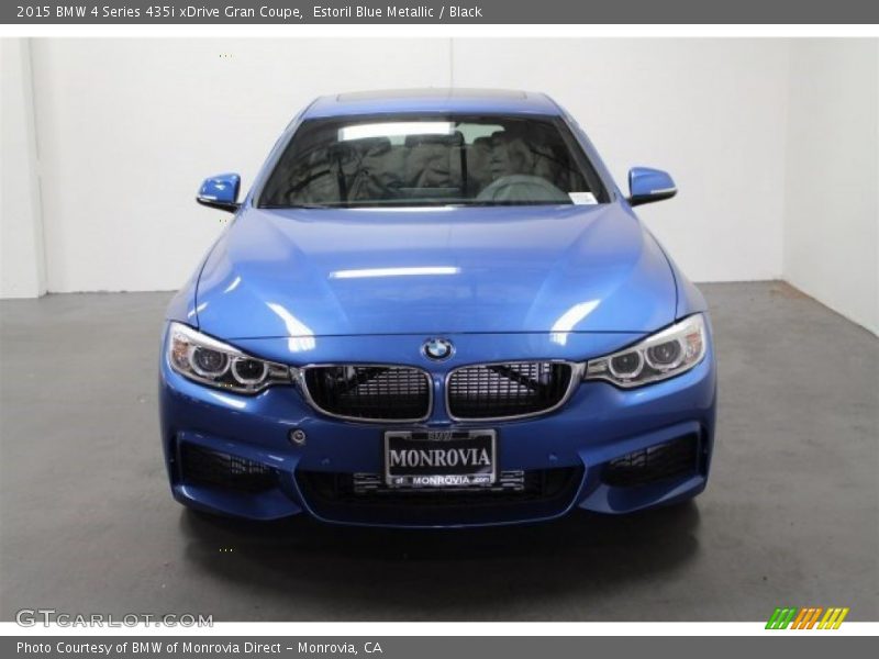 Estoril Blue Metallic / Black 2015 BMW 4 Series 435i xDrive Gran Coupe
