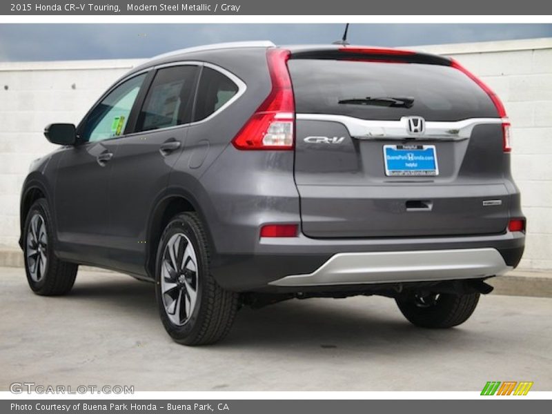 Modern Steel Metallic / Gray 2015 Honda CR-V Touring