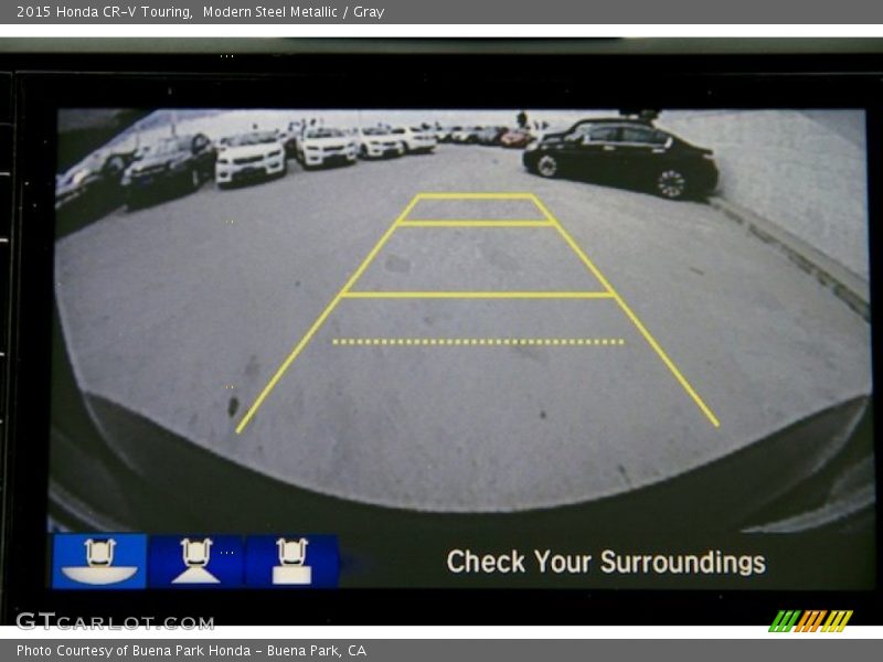 Modern Steel Metallic / Gray 2015 Honda CR-V Touring