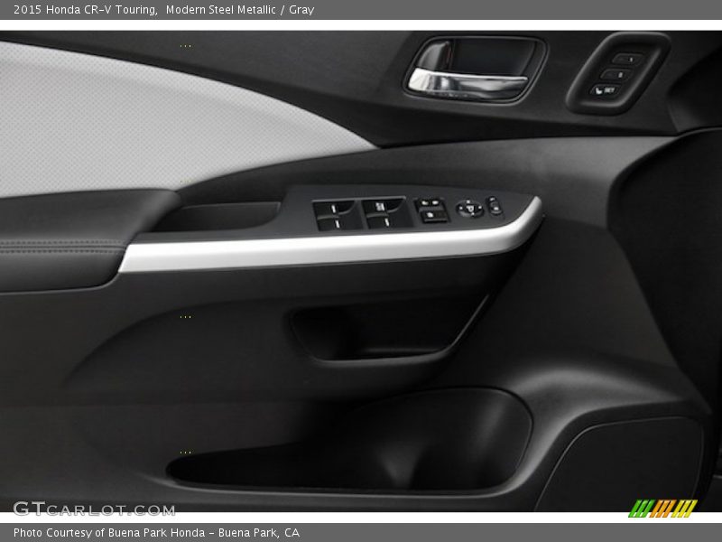 Modern Steel Metallic / Gray 2015 Honda CR-V Touring