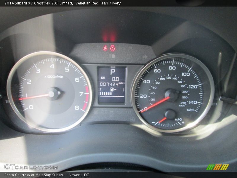 Venetian Red Pearl / Ivory 2014 Subaru XV Crosstrek 2.0i Limited