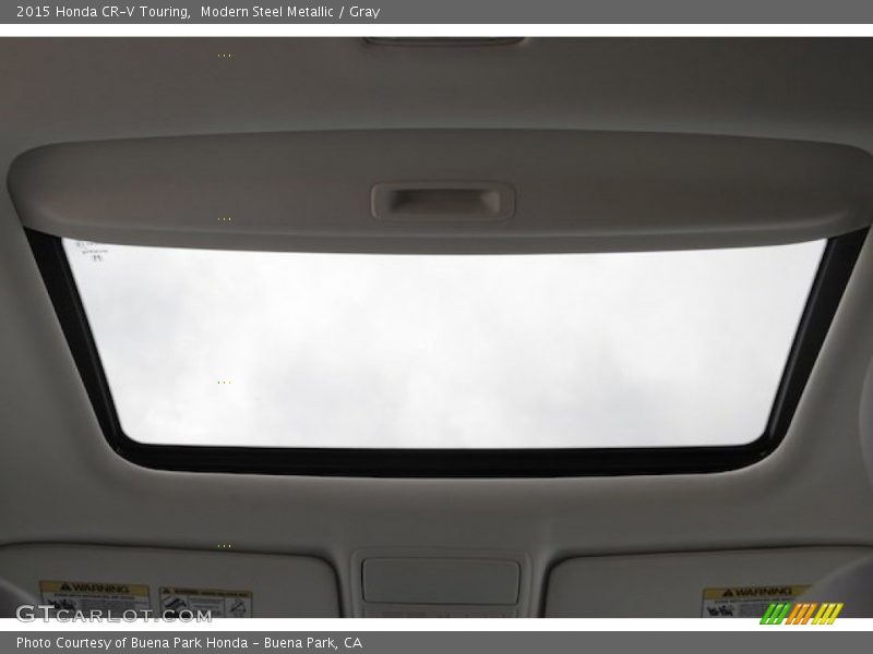Modern Steel Metallic / Gray 2015 Honda CR-V Touring