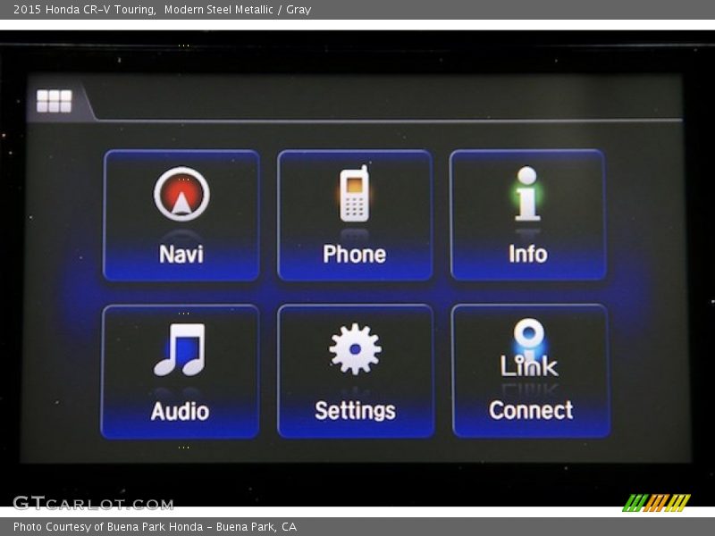 Modern Steel Metallic / Gray 2015 Honda CR-V Touring