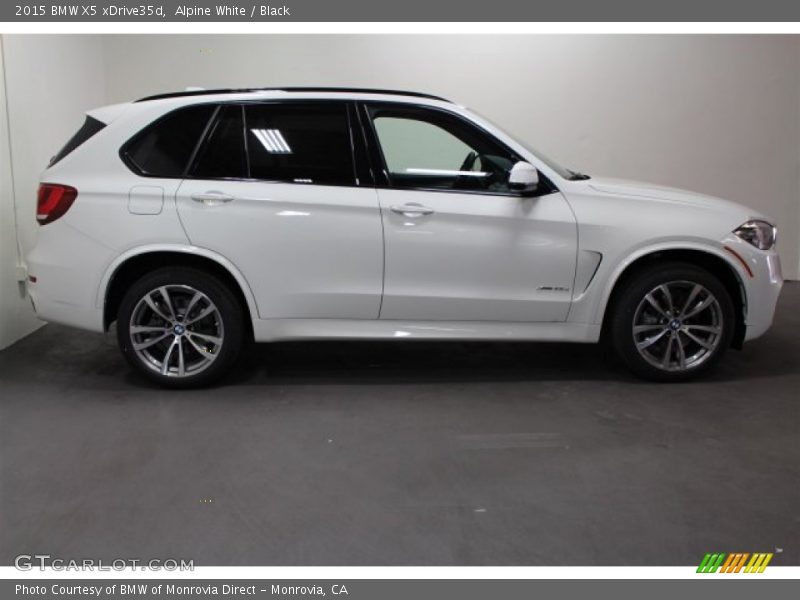 Alpine White / Black 2015 BMW X5 xDrive35d