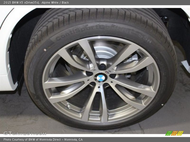 Alpine White / Black 2015 BMW X5 xDrive35d