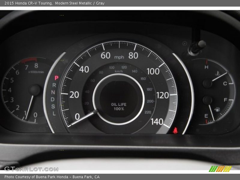 Modern Steel Metallic / Gray 2015 Honda CR-V Touring