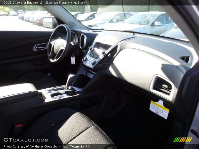 Silver Ice Metallic / Jet Black 2015 Chevrolet Equinox LS