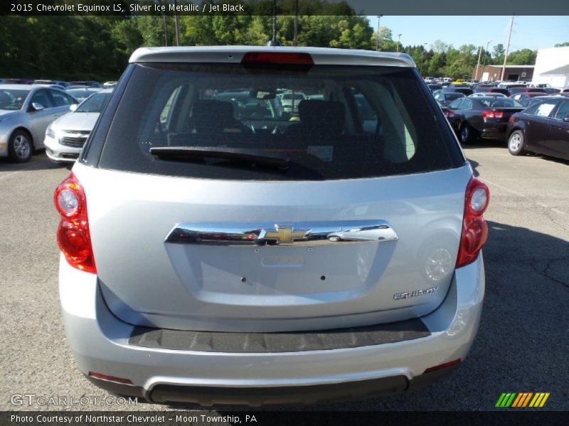 Silver Ice Metallic / Jet Black 2015 Chevrolet Equinox LS