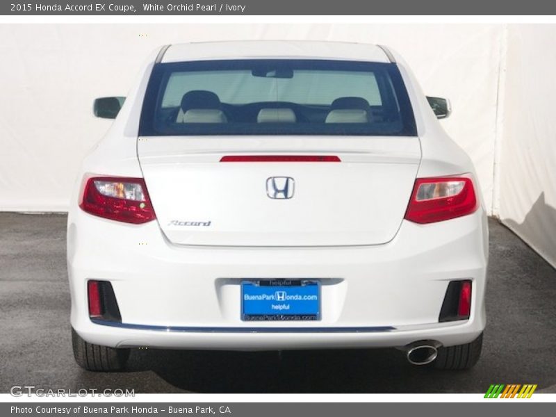 White Orchid Pearl / Ivory 2015 Honda Accord EX Coupe