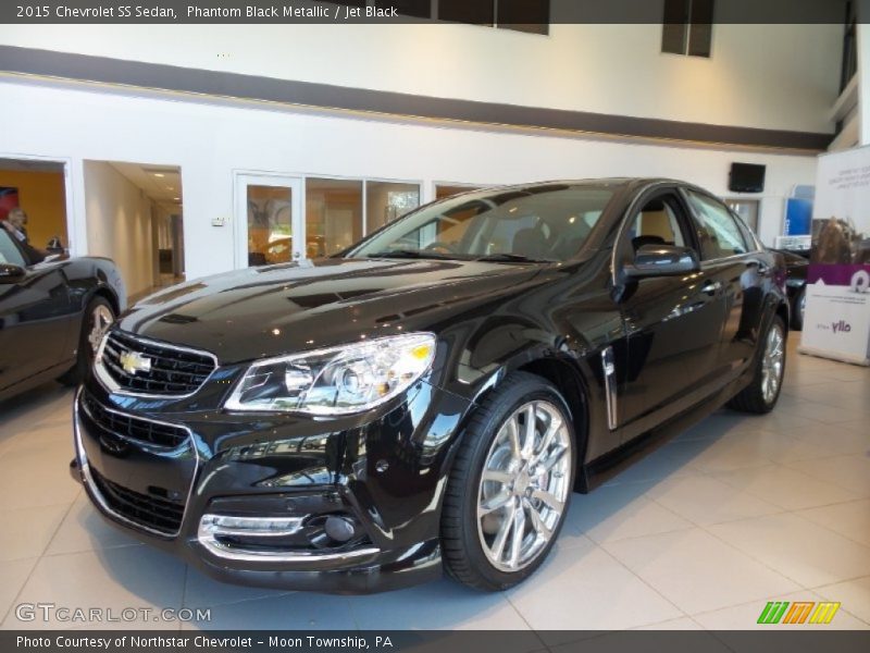 Phantom Black Metallic / Jet Black 2015 Chevrolet SS Sedan