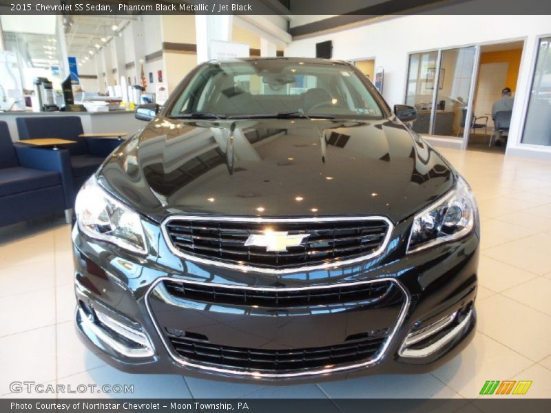 Phantom Black Metallic / Jet Black 2015 Chevrolet SS Sedan