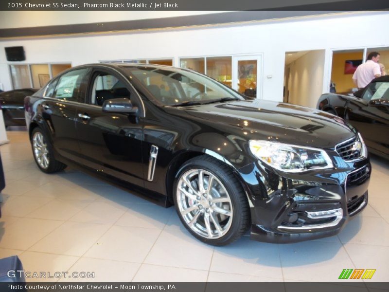 Phantom Black Metallic / Jet Black 2015 Chevrolet SS Sedan