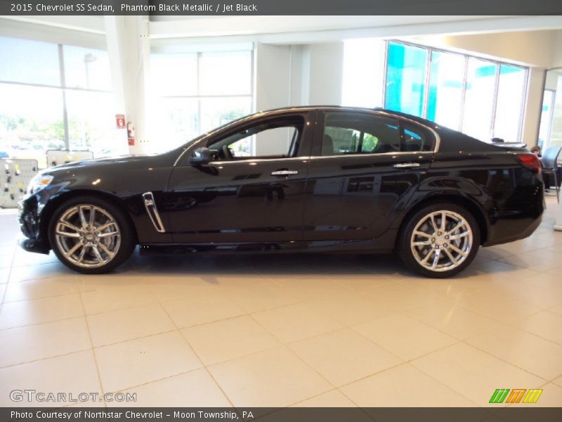 Phantom Black Metallic / Jet Black 2015 Chevrolet SS Sedan