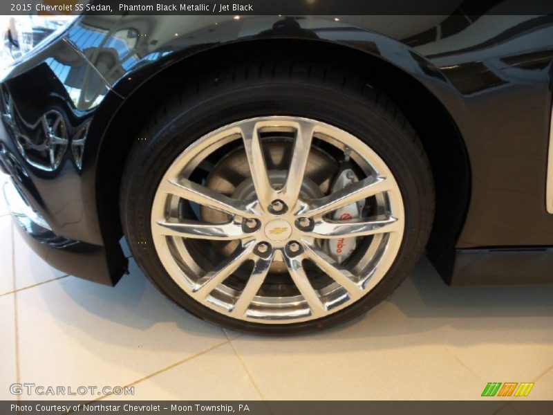 Phantom Black Metallic / Jet Black 2015 Chevrolet SS Sedan