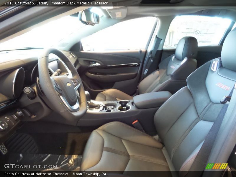 Phantom Black Metallic / Jet Black 2015 Chevrolet SS Sedan