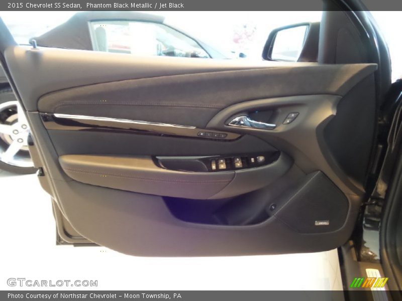 Phantom Black Metallic / Jet Black 2015 Chevrolet SS Sedan