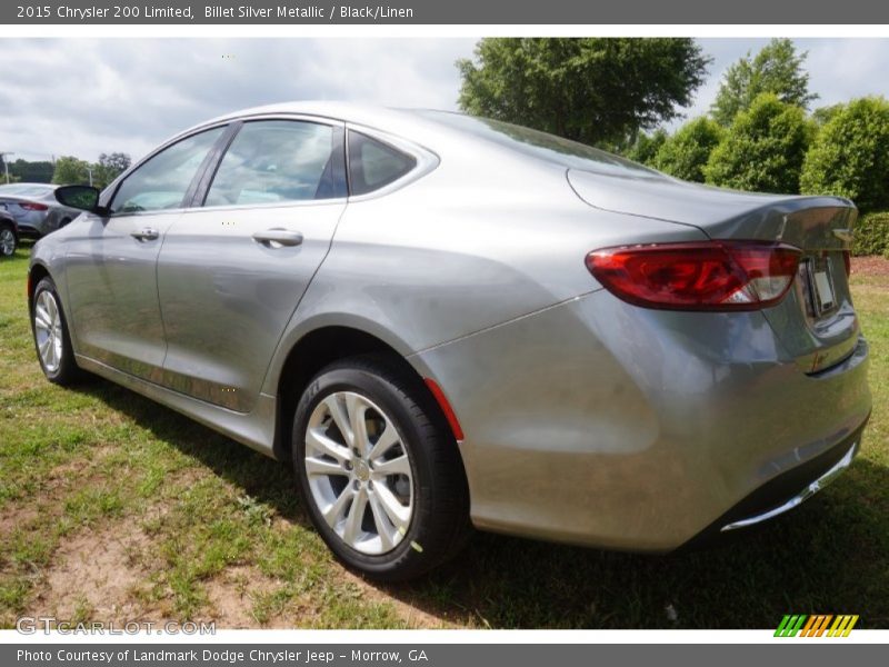 Billet Silver Metallic / Black/Linen 2015 Chrysler 200 Limited