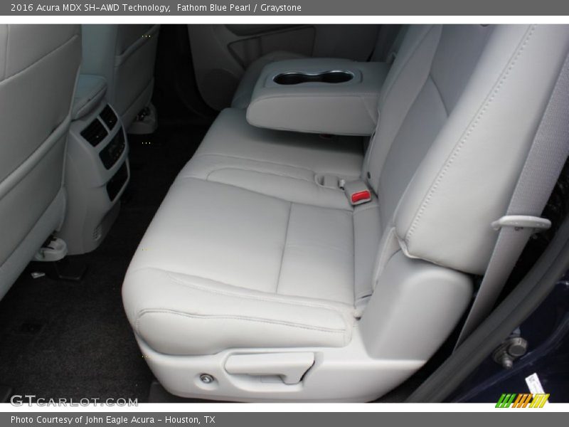 Fathom Blue Pearl / Graystone 2016 Acura MDX SH-AWD Technology
