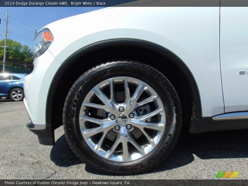 Bright White / Black 2014 Dodge Durango Citadel AWD