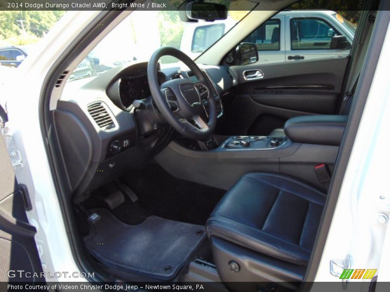 Bright White / Black 2014 Dodge Durango Citadel AWD