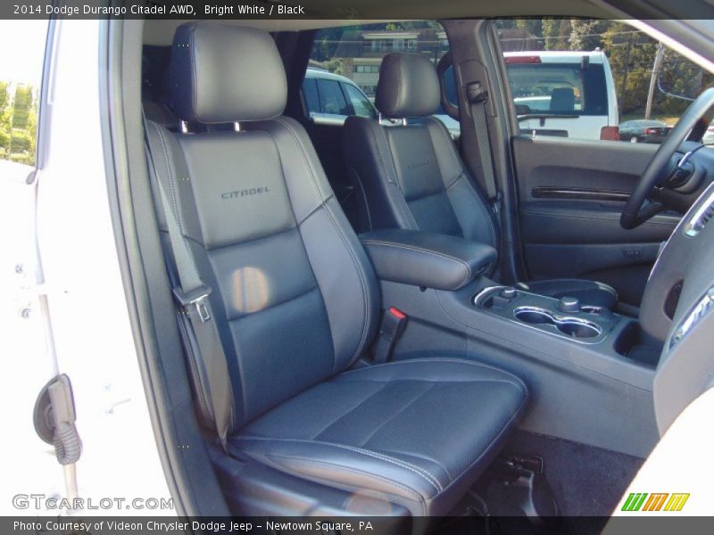 Bright White / Black 2014 Dodge Durango Citadel AWD