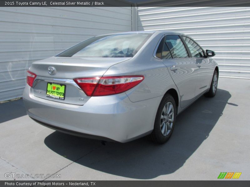 Celestial Silver Metallic / Black 2015 Toyota Camry LE