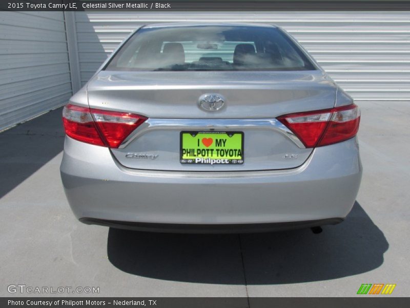 Celestial Silver Metallic / Black 2015 Toyota Camry LE