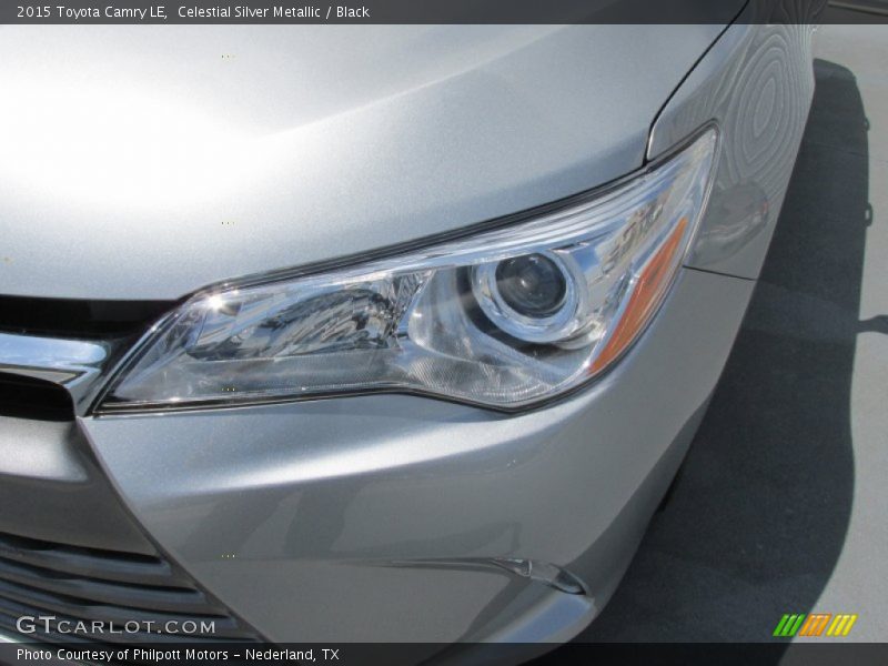 Celestial Silver Metallic / Black 2015 Toyota Camry LE