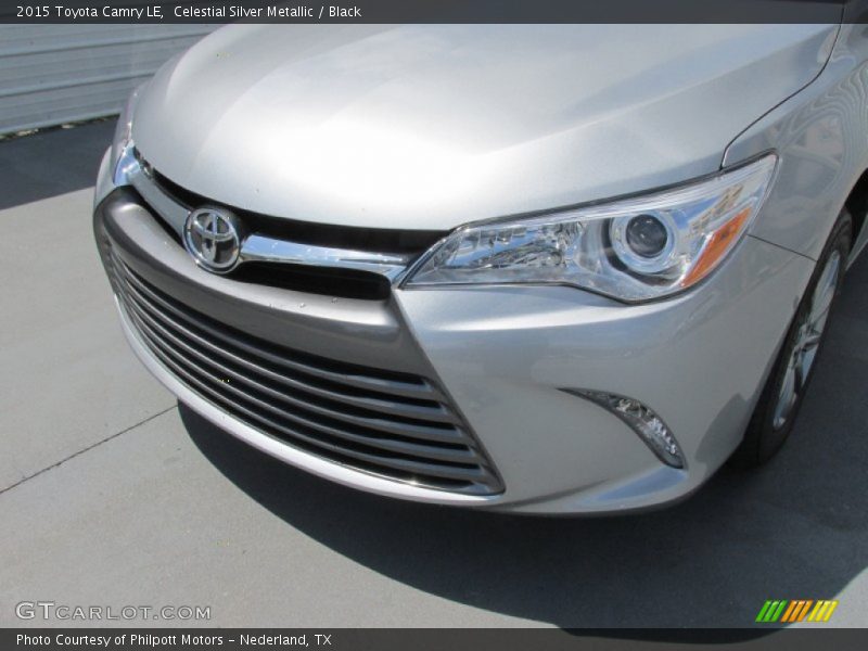 Celestial Silver Metallic / Black 2015 Toyota Camry LE