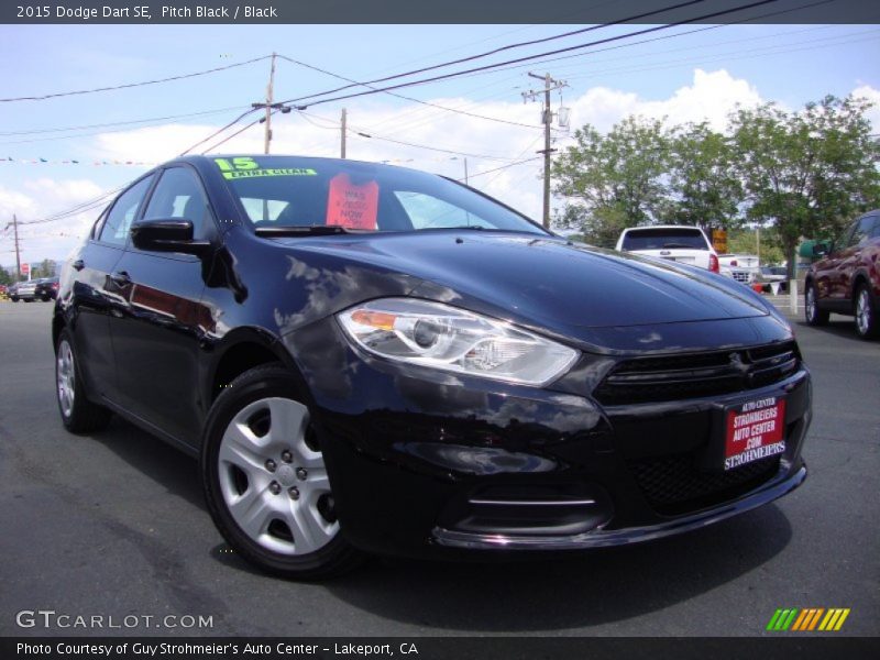 Pitch Black / Black 2015 Dodge Dart SE