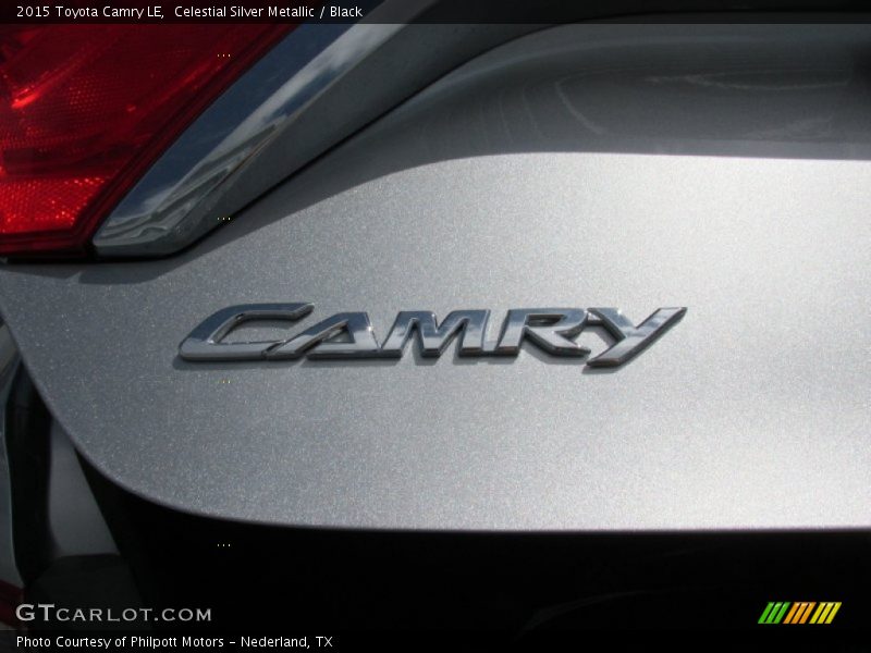 Celestial Silver Metallic / Black 2015 Toyota Camry LE