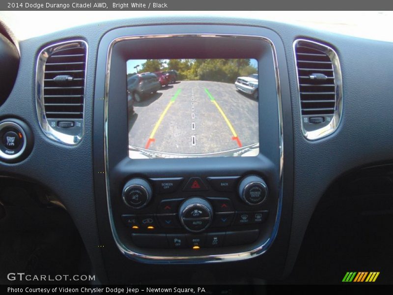 Bright White / Black 2014 Dodge Durango Citadel AWD